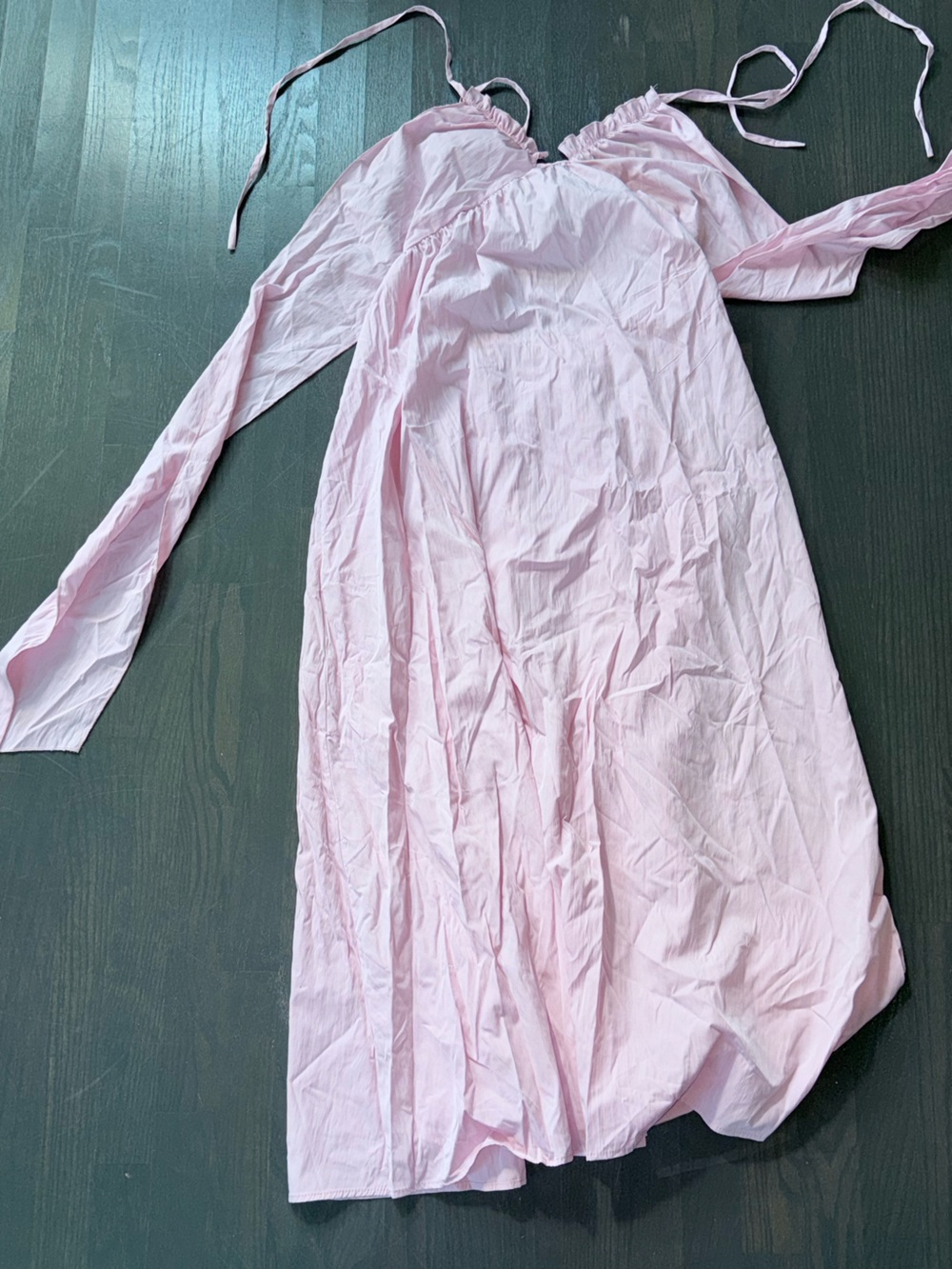 Women’s Pink Halter Maxi Dress - Picture 6 of 8
